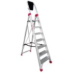 Drabina jednostronna z głębokimi  13 cm stopniami  DOMUS  Faraone SDOMUS07
