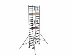Rusztowanie  TOP SYSTEM SAFETY 6,98m wieża jezdna o wymiarach 75 x 180 cm   Faraone  MSA-63