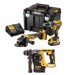 Zestaw COMBO DeWALT DCK3.5B 18V DCD796, DCG405, DCH273 2x 5.0Ah 