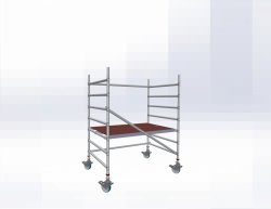 Rusztowanie  TOP SYSTEM 3,40m wieża jezdna o wymiarach  135 x 180 cm   Faraone  D1-24