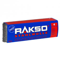 Wełna stalowa Stahlwolle RAKSO 200g granulacja 4