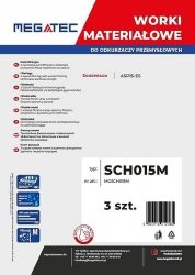 Worki materiałowe Megatec do Scheppach 15L kpl 3 szt (ASP15)