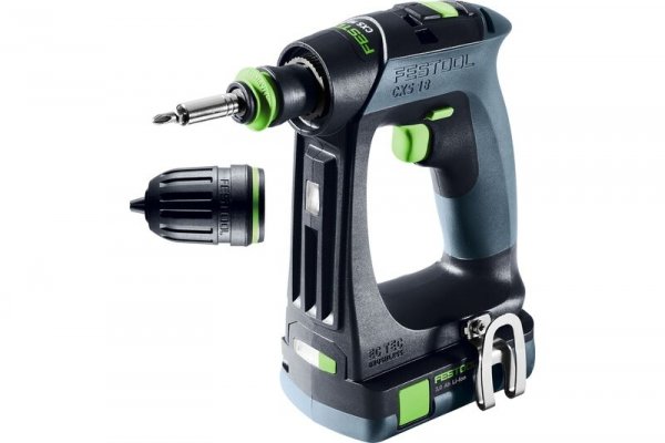 Akumulatorowa wiertarko-wkrętarka Festool CXS 18 C 3,0-Plus 576883