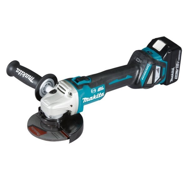 Akumulatorowa szlifierka kątowa z regulacją obrotów Makita DGA513RTJ 125mm 18V Li-Ion 2x5.0Ah