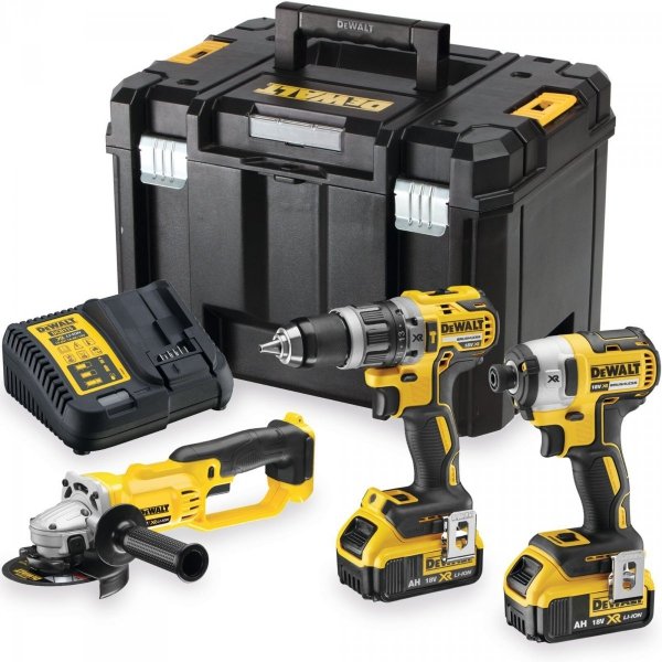 Zestaw Combo 3 narzędzi akumulatorowych DeWalt DCK383M2T Li-Ion XR 18V 