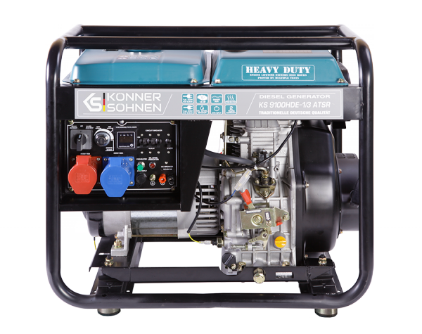 Agregat prądotwórczy diesel K&amp;S Heavy Duty KS 9100HDE-1/3 ATSR 7.5kW