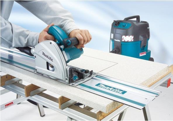 Pilarka tarczowa - zagłębiarka Makita SP6000J + MakPac 