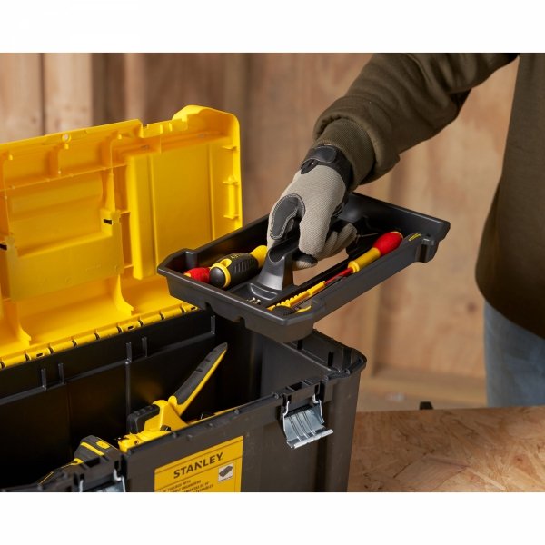 Skrzynia STANLEY STST75787-1 Essential 19&quot; z wyjmowanymi organizerami 