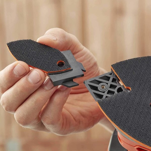 Szlifierka oscylacyjna oraz mimośrodowa 4w1 Black+Decker BEW200 125mm 200W