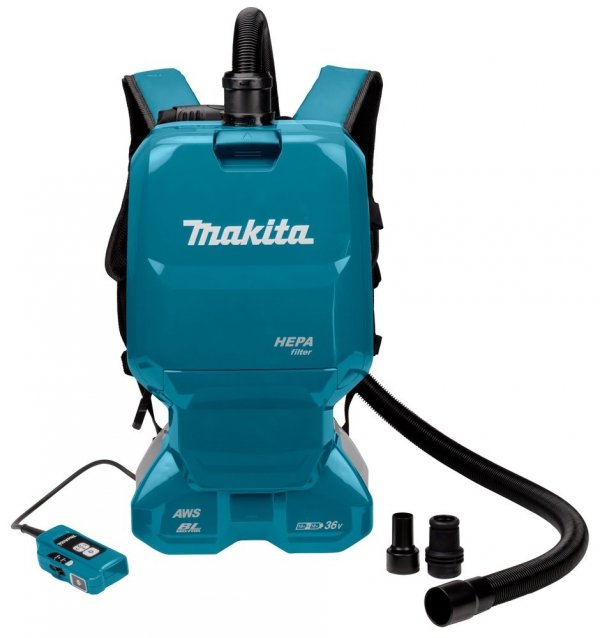 Akumulatorowy odkurzacz plecakowy Makita DVC665ZU 2x18V