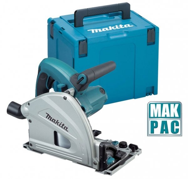 Pilarka tarczowa - zagłębiarka Makita SP6000J + MakPac 