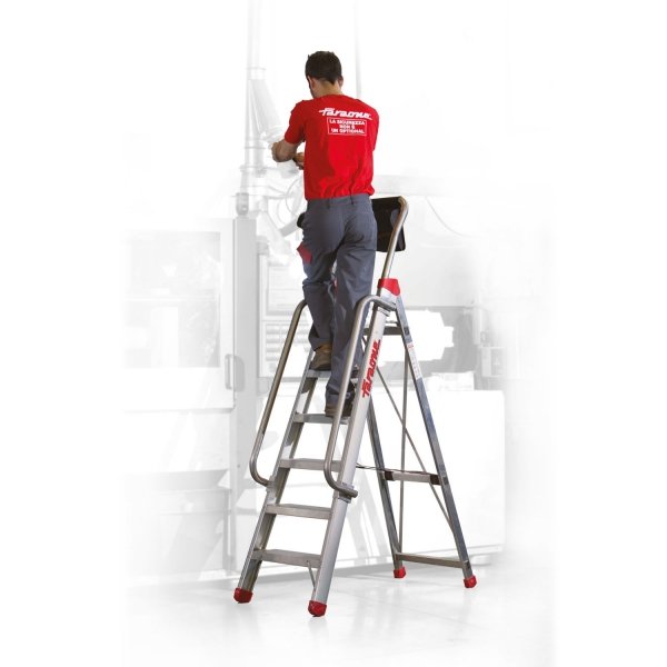 Drabina jednostronna z głębokimi  13 cm stopniami  DOMUS  Faraone SDOMUS06