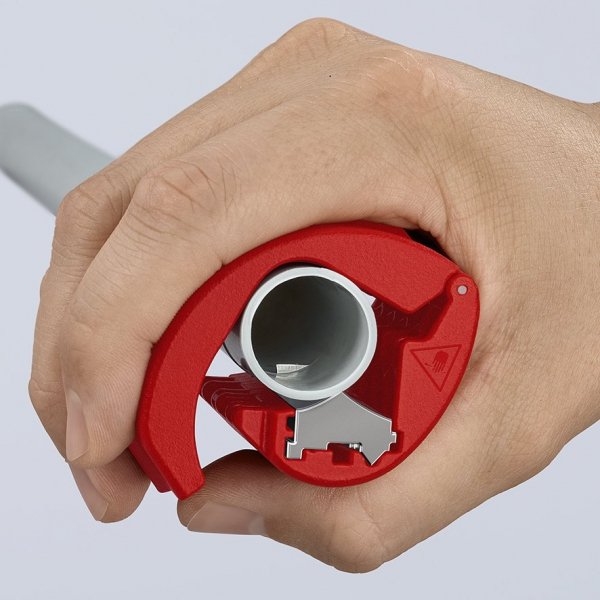 Obcinak do rur z tworzywa sztucznego i tulejek uszczelniających Knipex BiX 90 22 10 BK