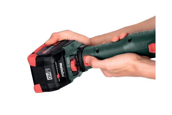 Szlifierka kątowa z płaską głowicą Metabo WVBF 18 LTX BL 15-125 Quick 601308840
