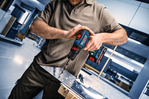 Wiertarko-wkrętarka akumulatorowa Bosch EXPERT EXSR18V-90FC L-Boxx + Uchwyty