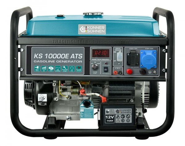 Agregat prądotwórczy K&amp;S KS10000E ATS AVR 7,5kW 230V 