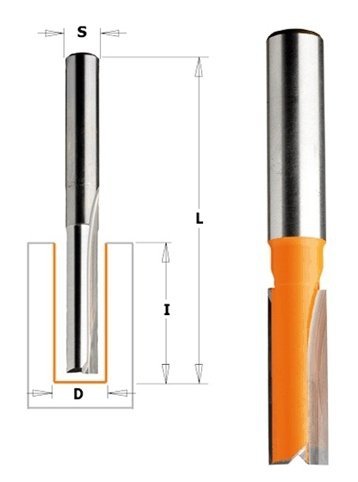 Frez CMT 12 mm 912.621.11 HM D=12 I=38,1 L=95 S=12