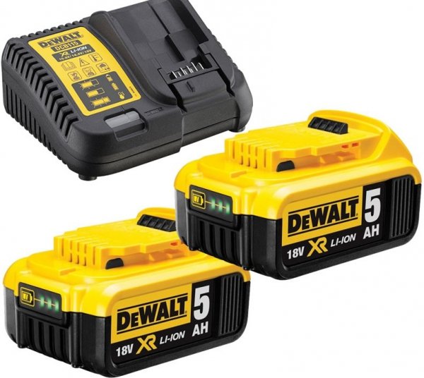 Zestaw Combo 2 narzędza DeWalt DCH133NT + DCG405N 18V 2x5.0Ah