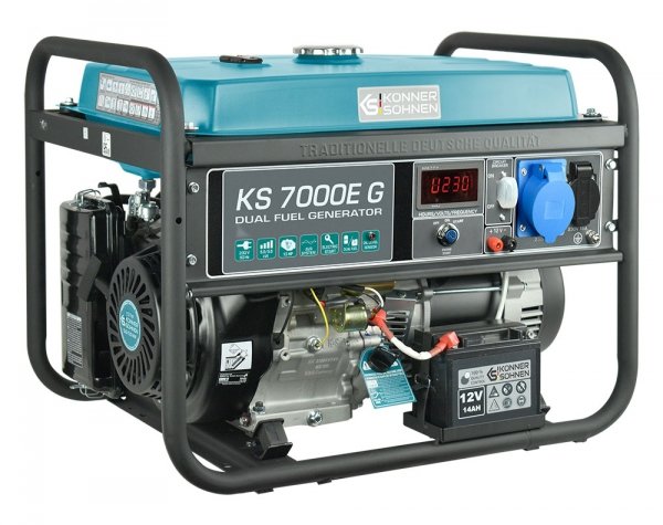 Agregat prądotwórczy benzyna / LPG K&amp;S KS7000E G 230V 5.5 kW 