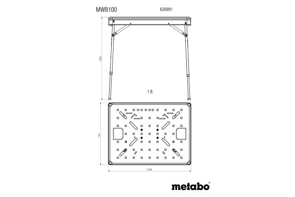 Stół warsztatowy Metabo MWB 100 (626991000)