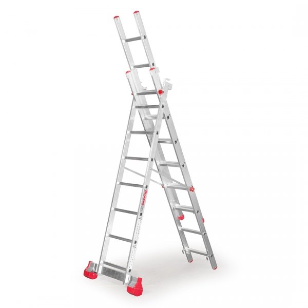 Drabina wielofunkcyjna 3-elementowa na schody 3x15 Faraone ST450/3N 150.3 