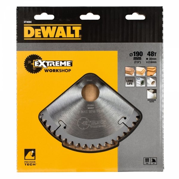 Tarcza do aluminium DeWALT DT4094 190x30mm 48T
