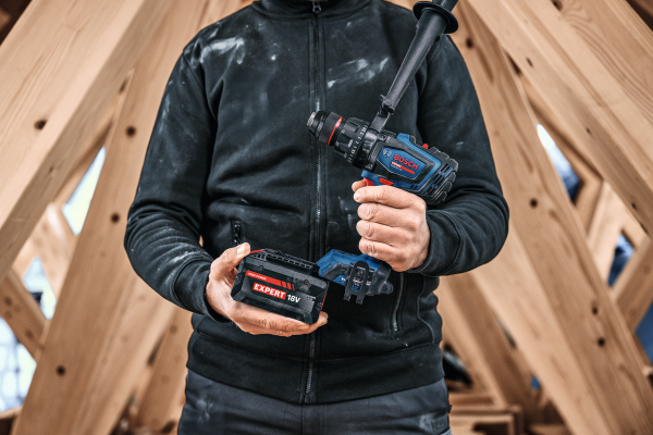 Wiertarko-wkrętarka akumulatorowa udarowa Bosch EXPERT EXSB18V-150 L-Boxx