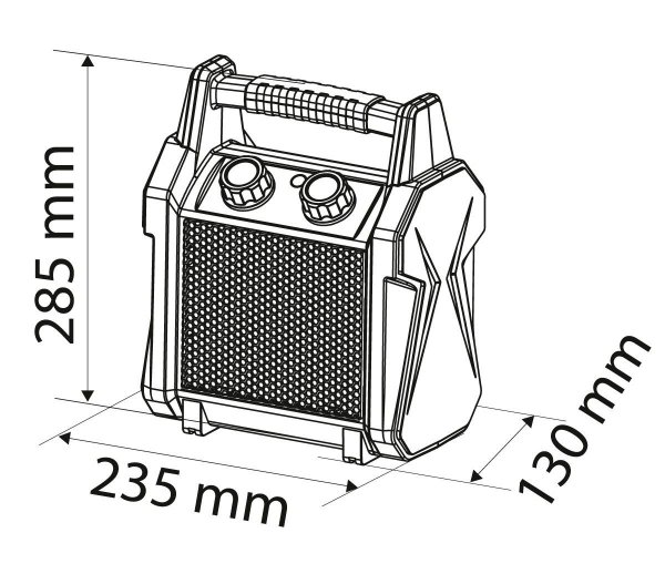 Nagrzewnica NEO 90-061 elektryczna ceramiczna PTC 3kW  