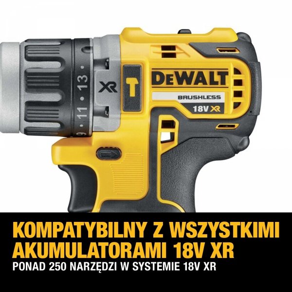 Wkrętarka udarowa Dewalt DCD796P2 18V 2x5Ah BRUSHLESS TSTAK
