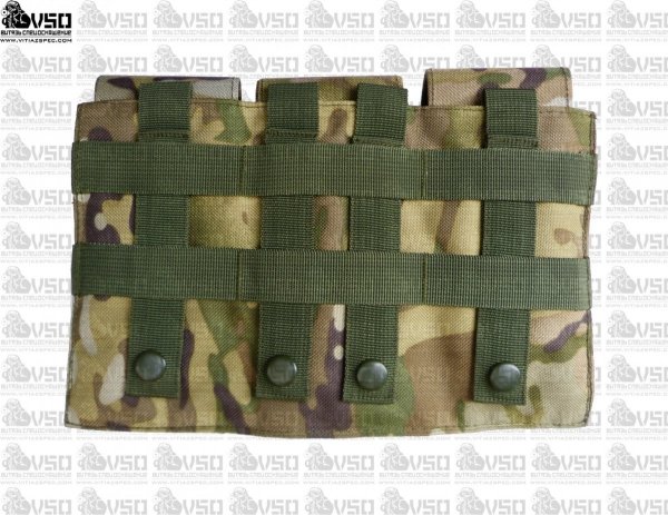 Tactical Army - Potrójna ładownica na 6 magazynków M4/M16 - Multicam