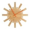 Alessi RAGGIANTE Zegar Ścienny 48 cm Drewniany