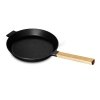 Morso FRYING PAN Patelnia Żeliwna 28 cm z Drewnianym Uchwytem