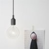 Muuto E27 Lampa Żarówka LED Ciemnoszara