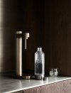 Stelton BRUS CARBONATOR Ekspres do Gazowania - Stalowy Saturator do Wody Gazowanej / Brązowy Metalik