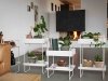 ZONE Denmark A-CONSOLE Konsola Metalowa 55 cm Jasnoszara