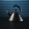 Alessi 9093 Czajnik z Gwizdkiem Ptaszkiem 2 l / Czarny Matowy