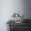 Lyngby Porcelain RHOMBE Bombka Porcelanowa - Ciemnoszara