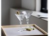 Lyngby Glass MELODIA Kryształowe Kieliszki Koktajlowe / do Martini 210 ml / 4 Szt.