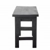 Bloomingville RIBER Ławka z Drewna z Recyklingu 102 cm / Czarna