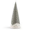 Kähler NOBILI Świecznik Świąteczny Tealight / Choinka 30 cm Zielona Oliwkowa