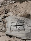 Blomus YUA WIRE Fotel Ogrodowy Lounge / Szary Granite Grey
