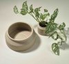 Villa Collection NATURE Doniczka do Kwiatów 12 cm Piaskowa