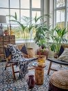 Bloomingville YASME Stolik Boczny - Pomocniczy z Drewna Mango / Brązowy