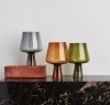 Iittala LEIMU Lampa Stołowa Szklana 24 cm / Szara