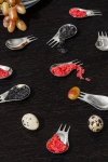 Alessi MOSCARDINO Widelczyk i Łyżka 2w1 do Serwowania Przekąsek