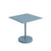 Muuto LINEAR Kwadratowy Ogrodowy Stolik Kawowy 70x70 cm / Niebieski