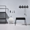 ZONE Denmark A-STOOL Taboret - Stołek Metalowy - Czarny