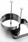 Mepra STILE Okrągły Koszyk z Uchwytem 17 cm / Srebrny Stalowy