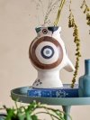 Bloomingville MAHRAB Ceramiczny Wazon do Kwiatów 20,5 cm / Ptak