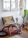 Bloomingville GRANT Fotel Wypoczynkowy z Drewna Tekowego